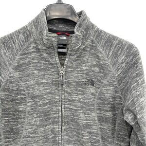 The North Face Fleece Jacket Polartec Mezzaluna Gray‎ Pre-Owned Womens Medium